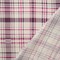 Purple-Pink-White Rayon Plaid Printed Challis Woven Fabric By the Yard